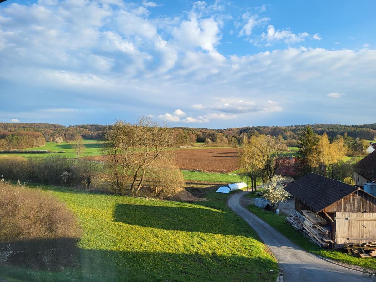 Pension Am Wald Goessweinstein Exteriör bild